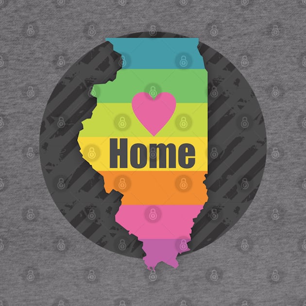 Illinois is my Home by Dale Preston Design